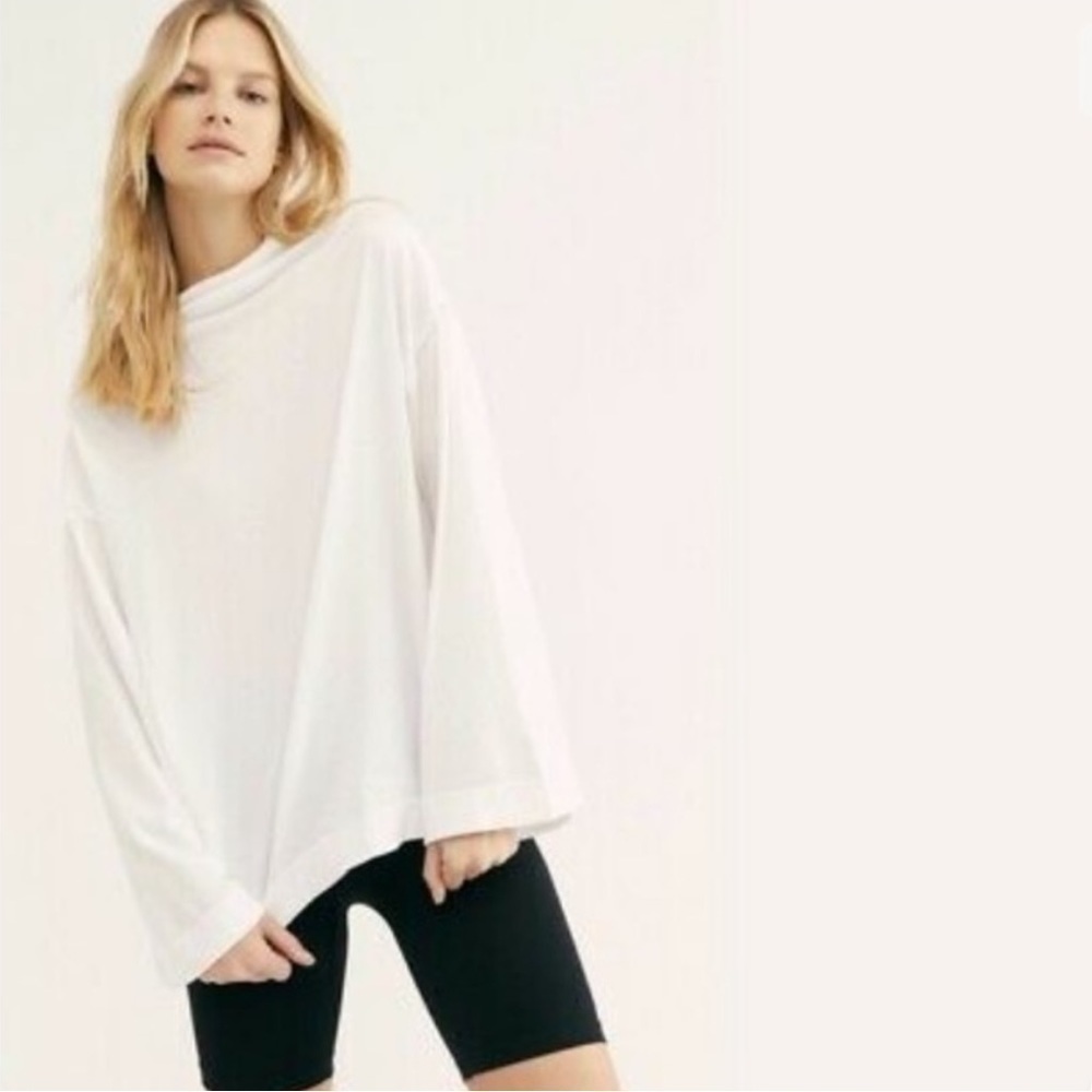 We The Free Supernova Long Sleeve Boxy Oversized Tee by Free People - Picture 7 of 7
